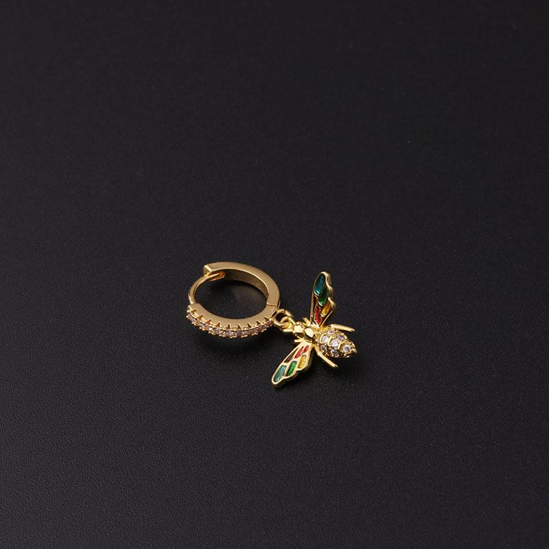 Micro-Pavé Zircon Irregular Ear Cuff Earrings