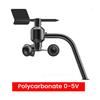 Polycarbon 1-61m/s Wind Speed Sensor 161° Wind Direction Transmitter Agricultural Weather Station Monitoring Transmitter