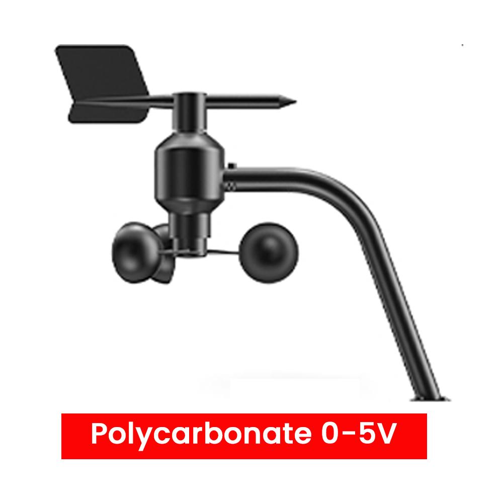 Polycarbon 1-61m/s Wind Speed Sensor 161° Wind Direction Transmitter Agricultural Weather Station Monitoring Transmitter