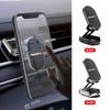 Car Logo Magnetic Foldable Phone Holder For Nissan Nismo Logo Tiida Teana Qashqai Juke X Trail Note Almera Skyline Styling