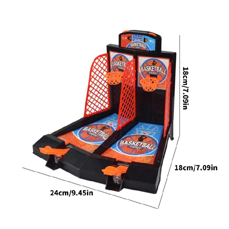Interaktives Tisch-Basketballspiel mit kleinem Basketball Tragbares Tisch-Basketballset für Kinder und Erwachsene Lustige Geschenke