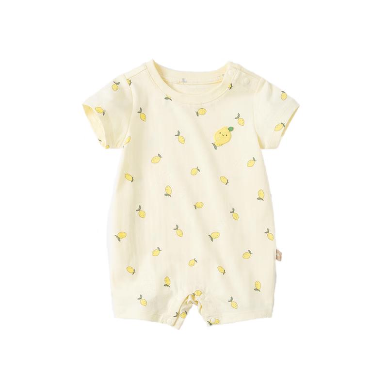 

DAVE & BELLA Summer Unisex Baby Cotton Short Sleeve Romper DBM17793 59cm