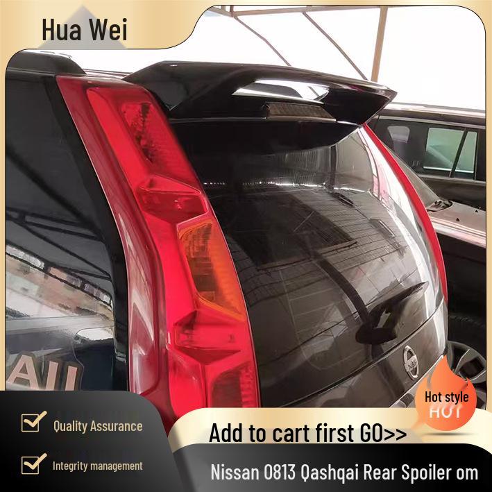 Nissan 08-13 Qashqai Heckspoiler, Bohrerlose Montage