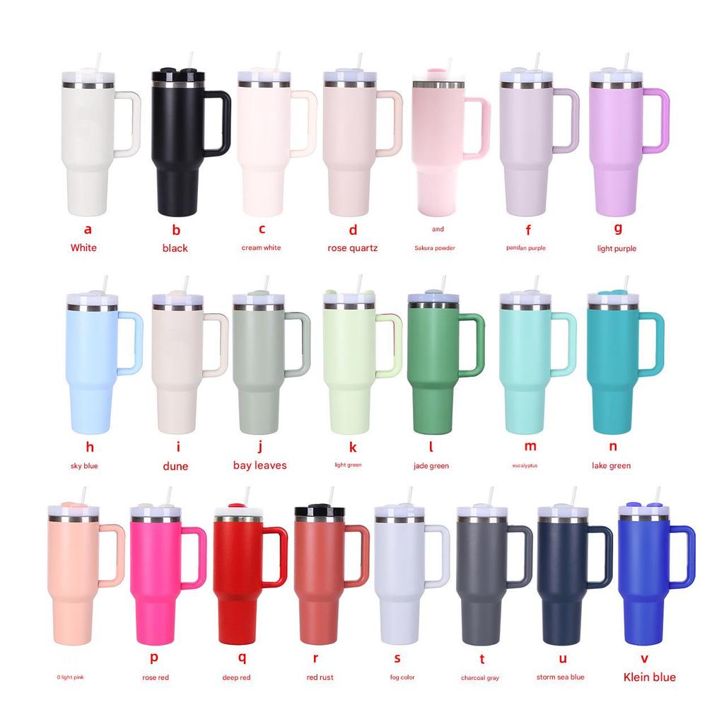 2.0 Stan Cup Stainless Steel Travel Cup Custom Logo Coating Insulated 40 Oz Thermal Mug 40oz Tumbler With Handle