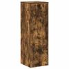 Plant Stand Smoked Oak 33x33x100 cm Wood Based Material