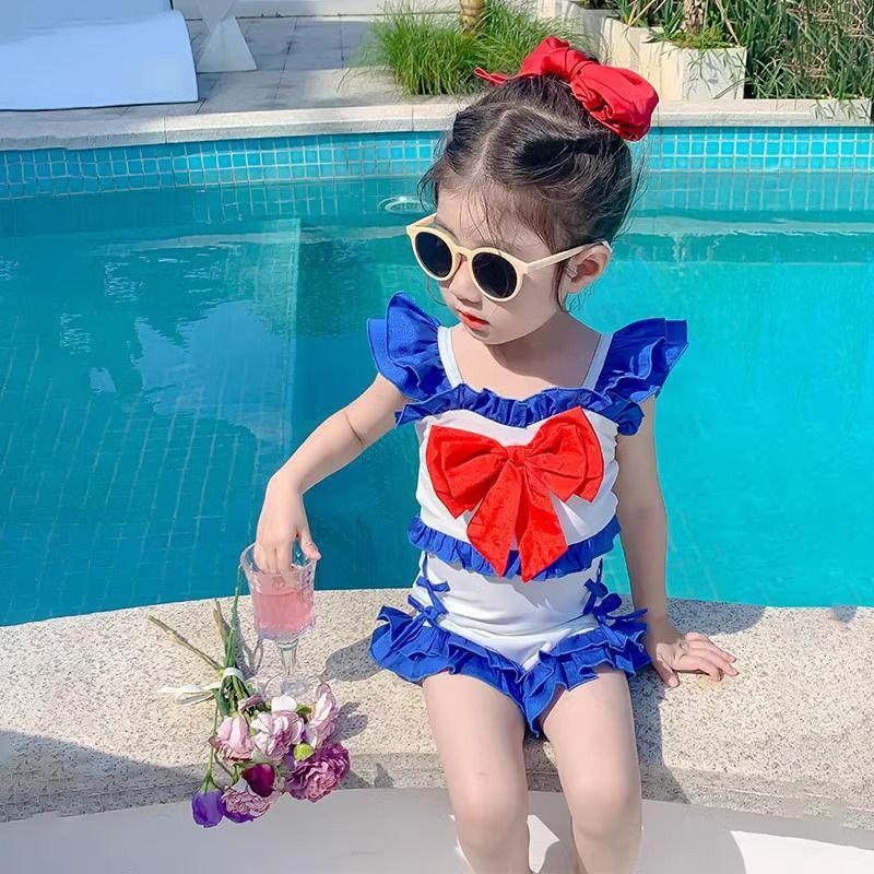 Girls' Trendy Sleeveless Slimming Surf Swimsuit