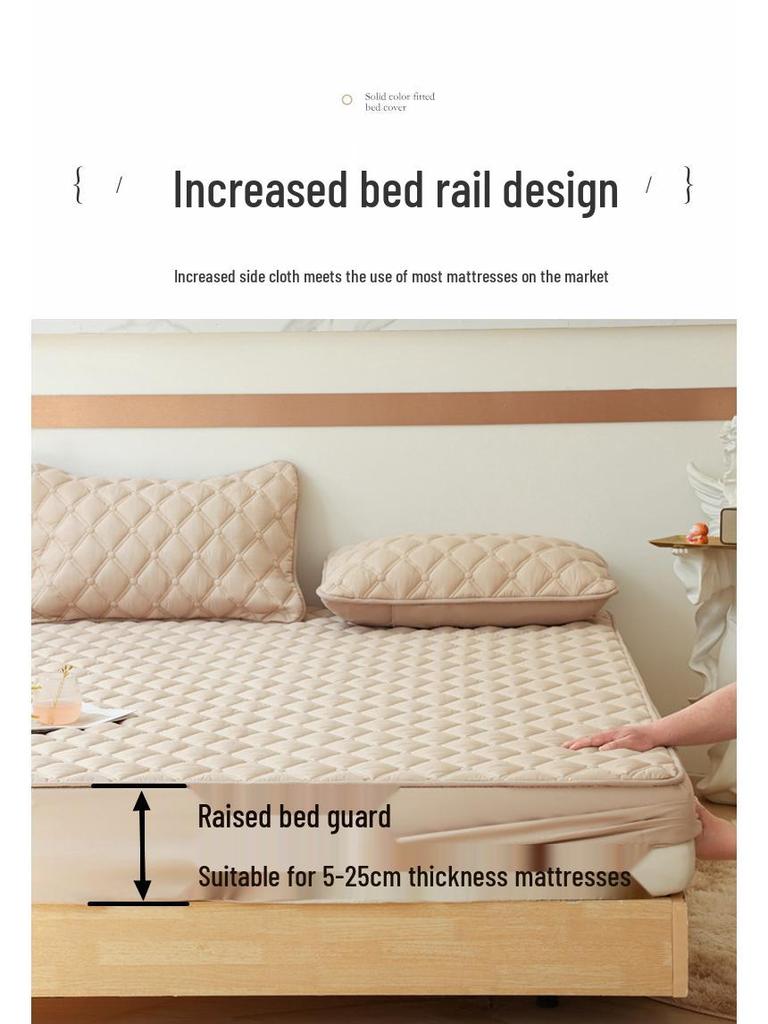 2025 Quilted Fitted Mattress Protector for Russia, Ukraine, Europe & America