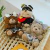 Cute Plush Bear Pendnat Ornaments Car Key Ring Lovely Stuffed Dolls  Backpack Decor