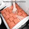 Car Seat Cushion Breathable Nappa Leather with Cloud Honeycomb Pressure-Reducing Comfort Design for All-Season Fit Multiple Colors