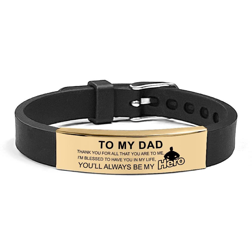 Stainless Steel Family Bracelets Father's Day Gifts Bracelet for Father Father Gifts