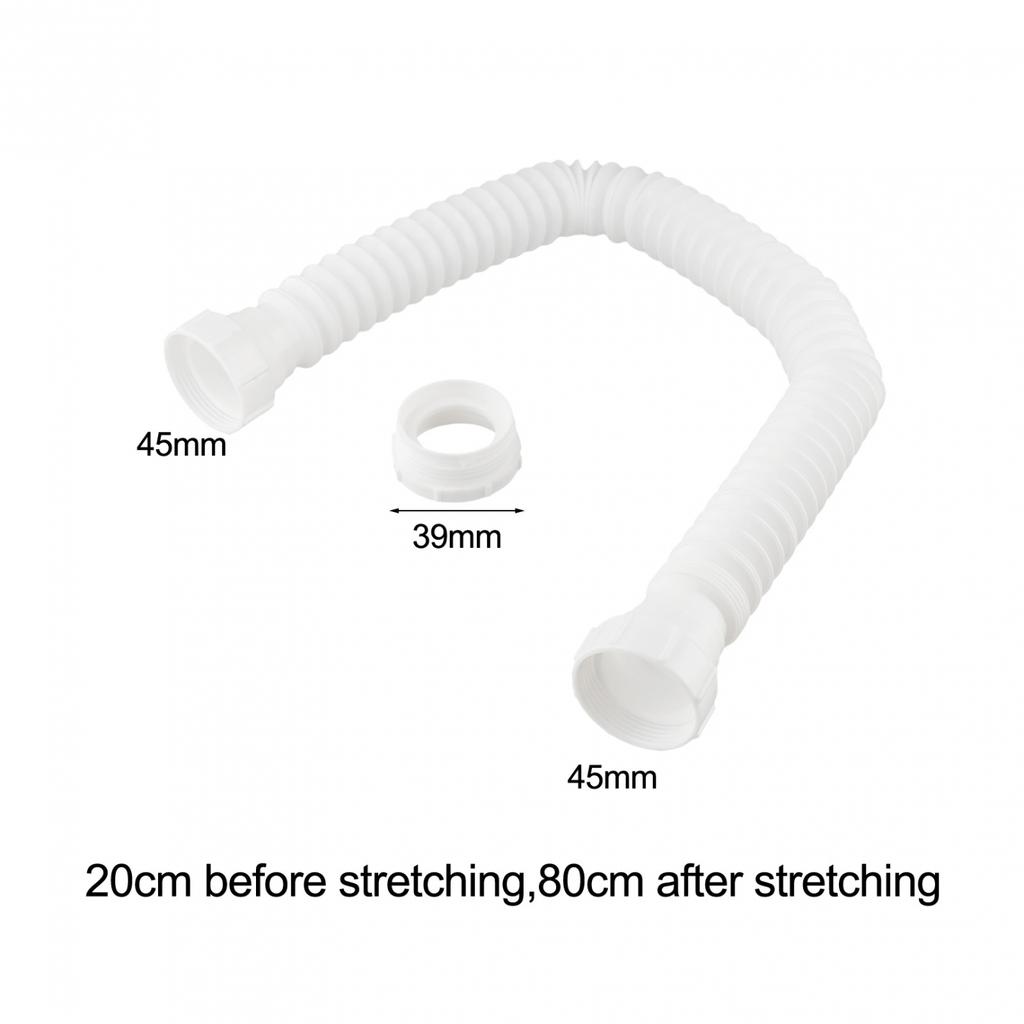 Adjustable Kitchen Sink Drain System with P Trap for Smooth Water Flow