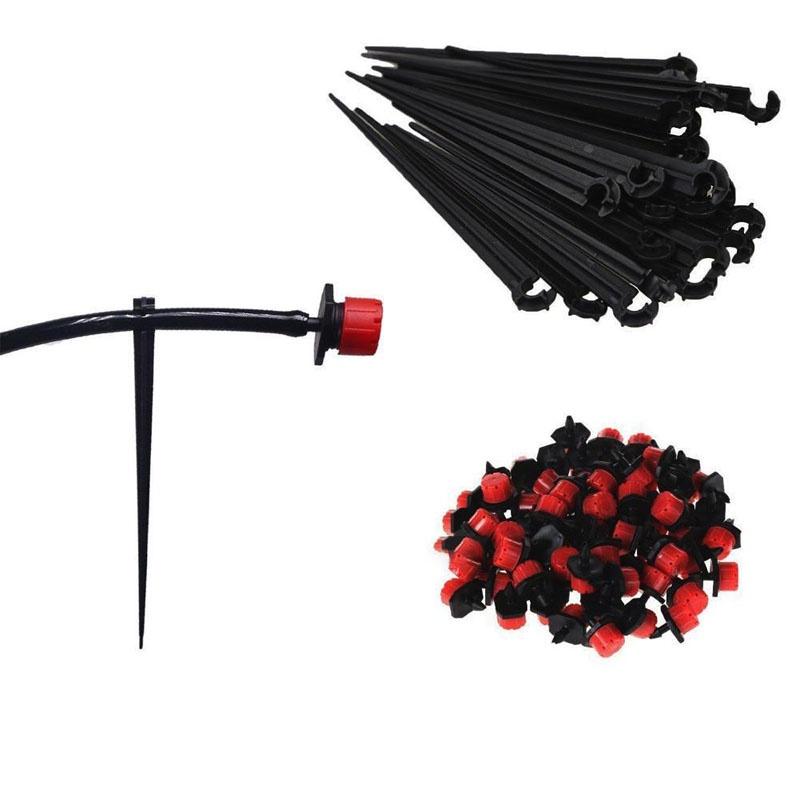 Versatile Micro Drip Water Irrigation Kit Set With Adjustable Drippers And Hose For Gardens