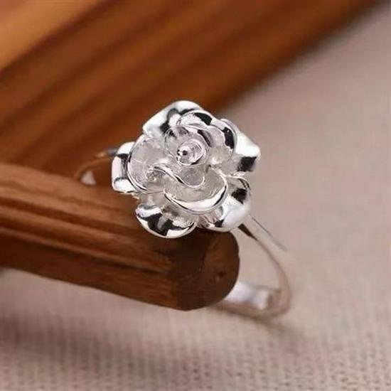 Exquisiter offener Pfingstrosenring: Hochwertiges Mode-Statement für Damen, Schön und Stilvoll mit Blumeneleganz