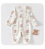 Pure Cotton Baby Romper - Boneless Infant Jumpsuit for Spring & Autumn