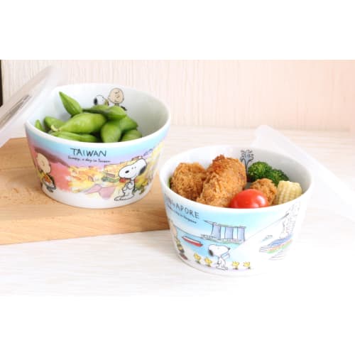 

Bowl with lid, Singapore, Taiwan, 2 patterns