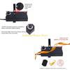 F26C Manual Hot Ribbon Cutter DIY Rope Band Craft Home Use Hot Ribbon Cutter Machine Handmade Hair Accessories Ribbon Webbing