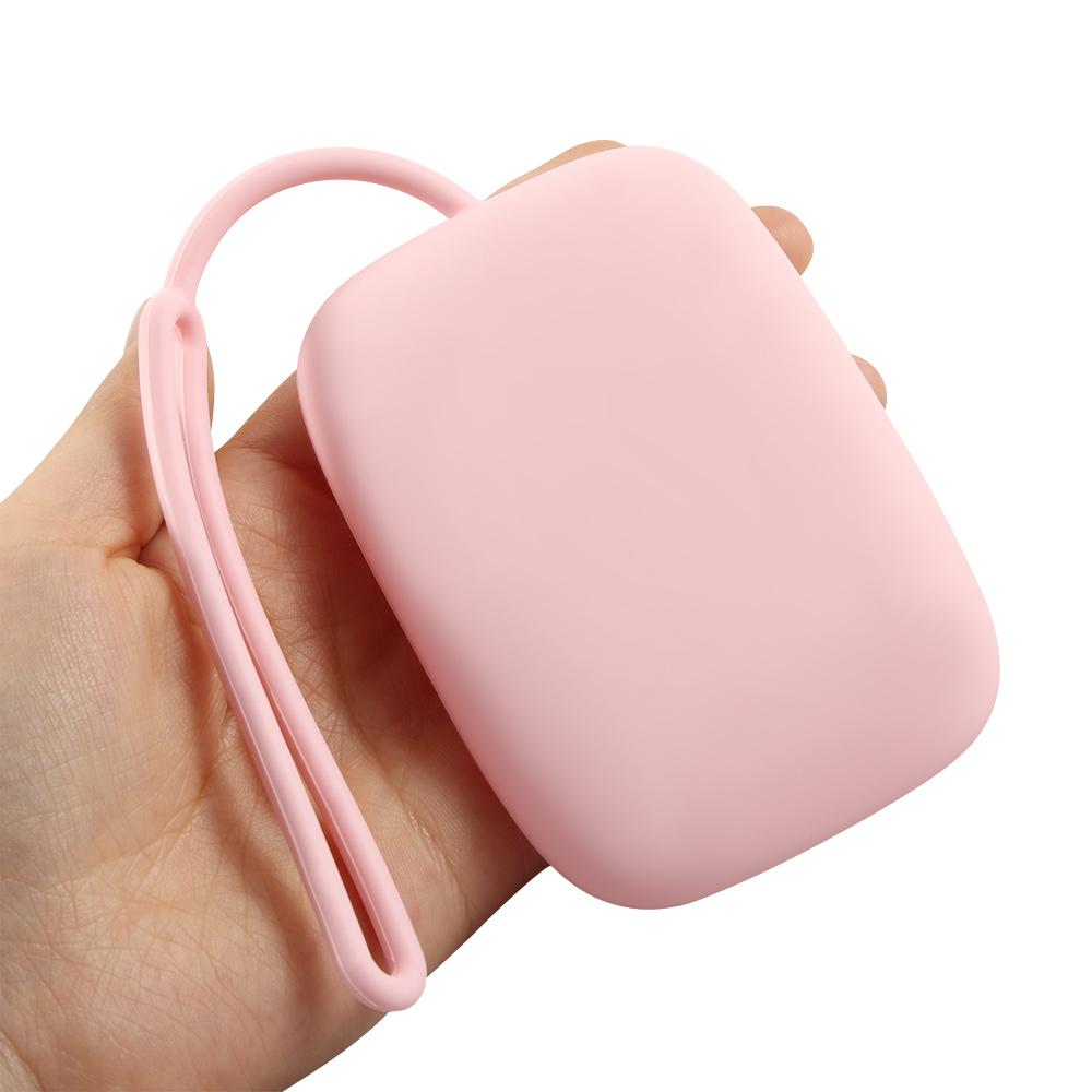 Home Furnishing Women Hasp Style Pouch Silicone Accessories Card Bag Key Holder Case