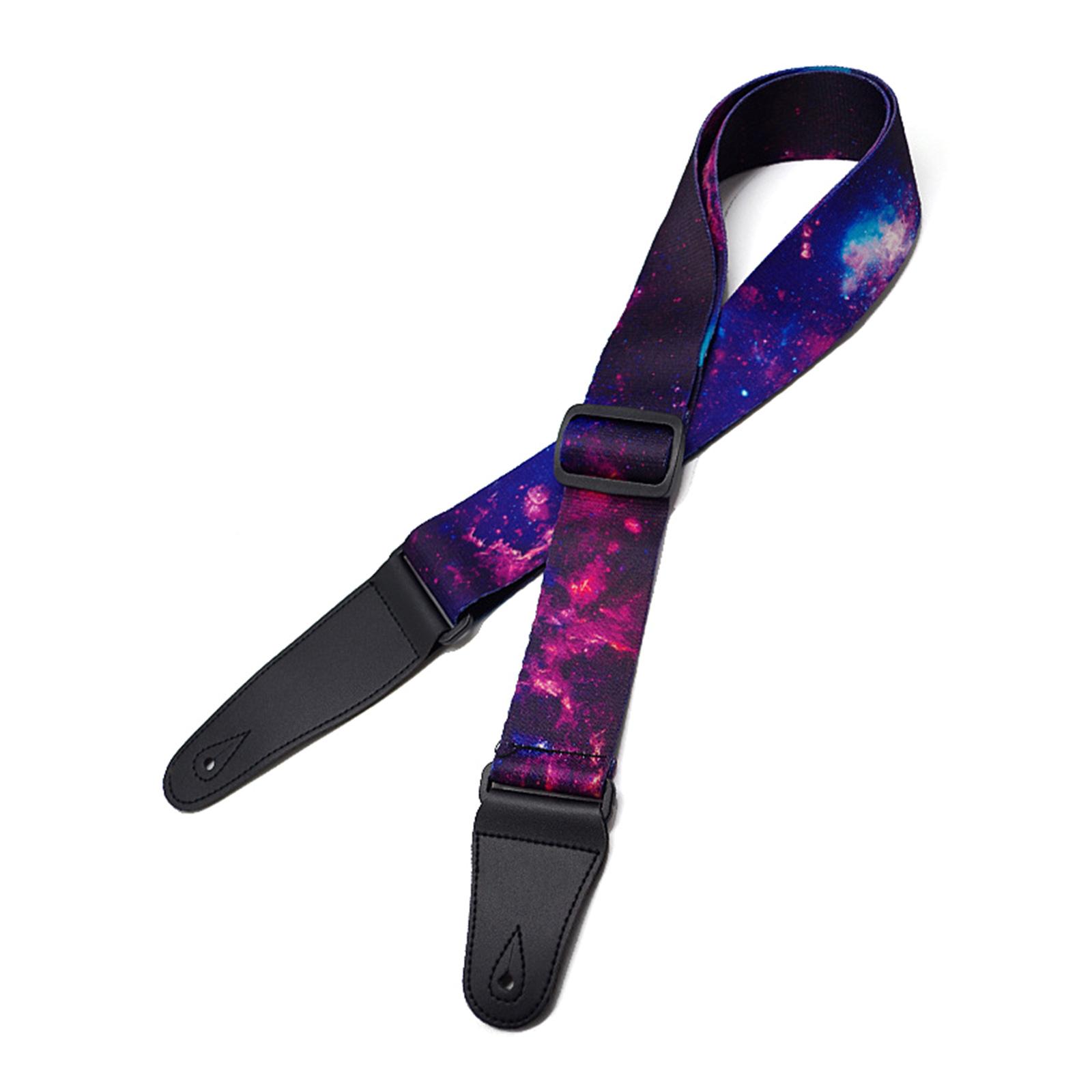 Adjustable Cotton Guitar Strap Thicken Shoulder Belt Electric Guitar Strap Belt Shoulder Pad Comfortable to Wear 4