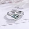 Lindon Classic Copper Zircon Ring Ladies Jewelry Wedding Promise Party Gift
