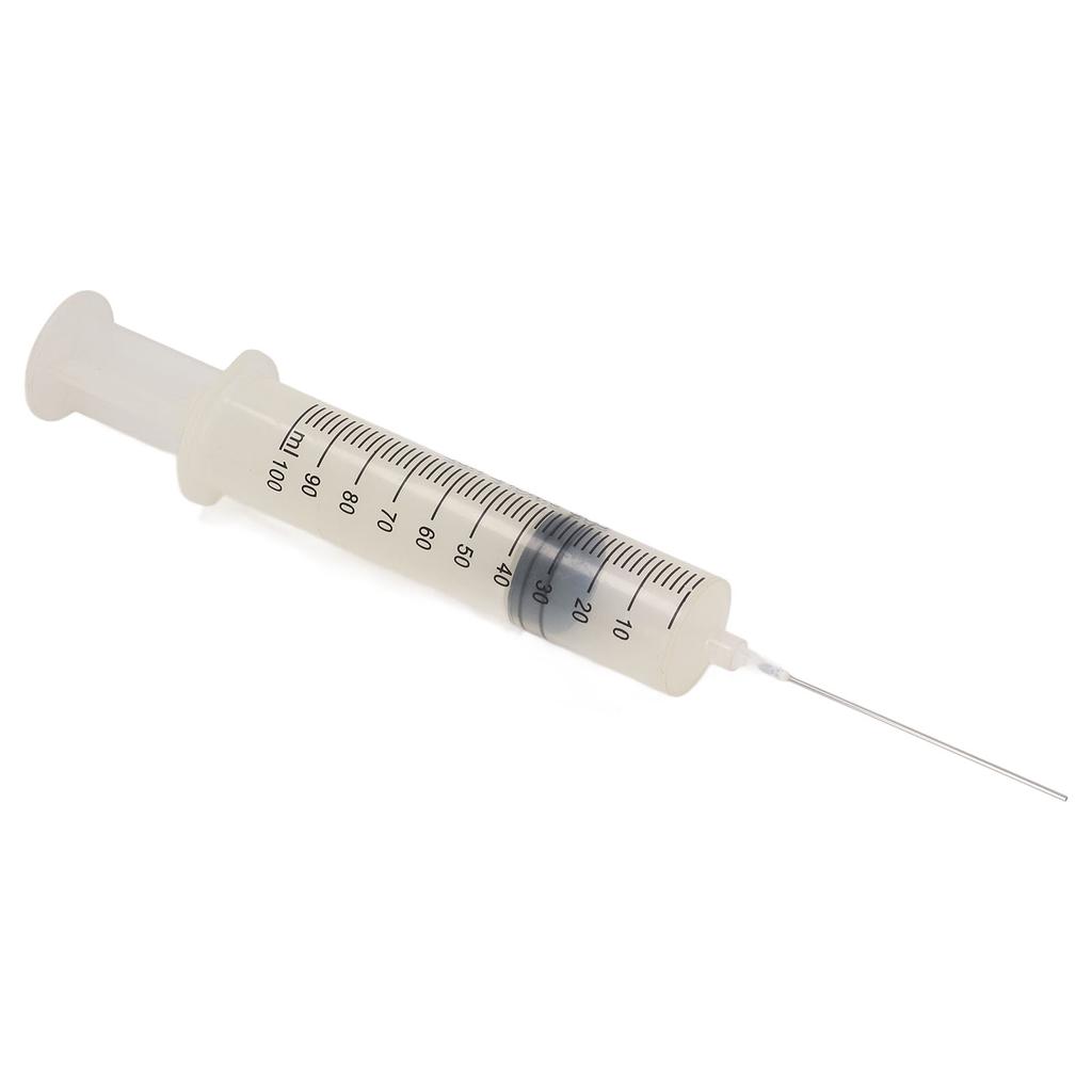 Ink Refill Syringe Set 100ml Large Capacity Ink Cartridge Filling Syringe and 10cm Stainless Steel Needle for Printers