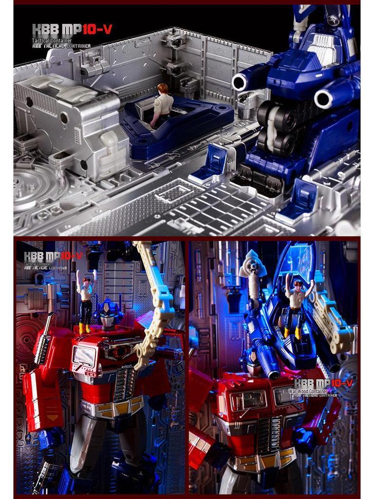 Cool Change Transforming Optimus Prime Trailer Toy - Autobot Model with Spike & Roller
