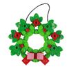 MOC Christmas Village House Building Blocks Sleigh Reindeer Tree Present Car Wreath Fireplace Gingerbread Man Bricks Toys  Gift