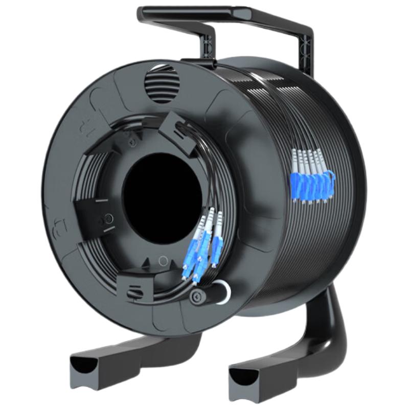 

AIENKIS AK-YL6 Outdoor Armored Fiber Optic Cable with Portable Cable Cart