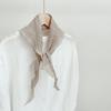 Clearance Welfare Retro Linen Square Scarf Literary And Versatile Women'S Summer Neck Protection Cotton And Linen Small Silk Scarf Scarf Printed Model