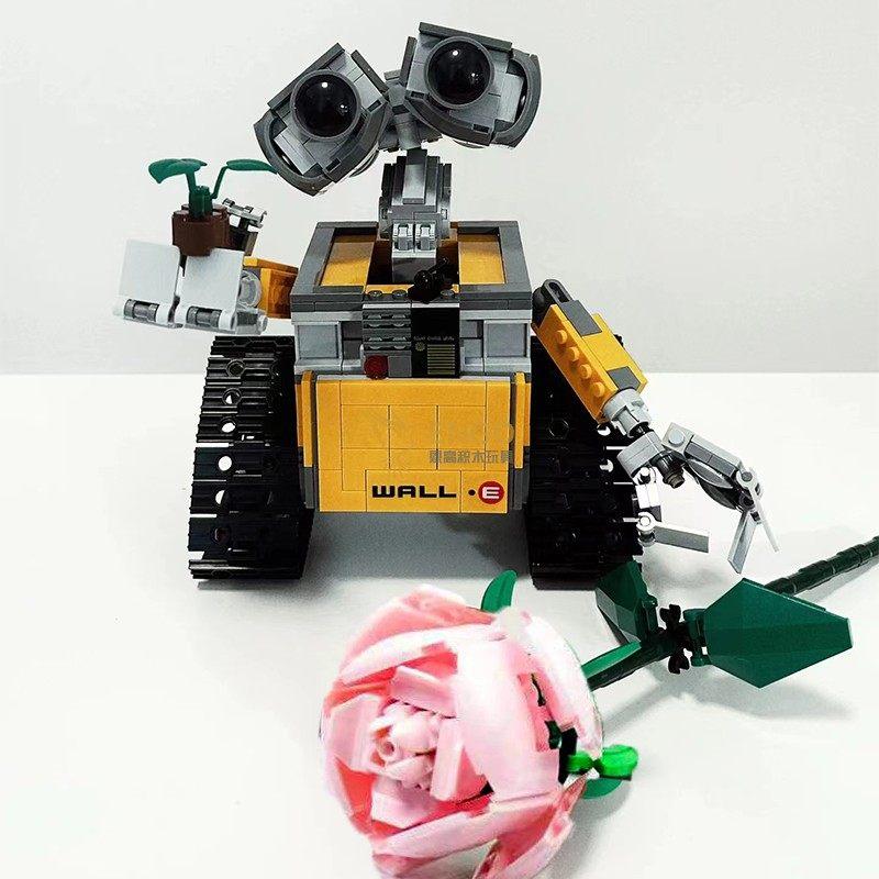 687 Pieces Of Creative Wall E Robot Moc Building Blocks+21303+Diy Model Home Decoration Gift Toys+Suitable For Child