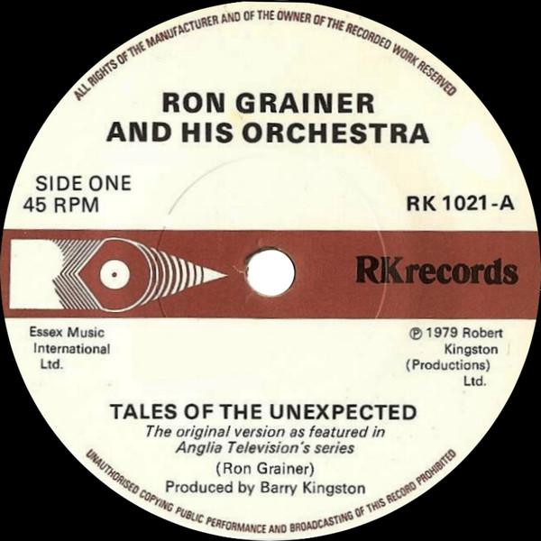 7inch Record RON GRAINER & HIS ORCHESTRA - Tales Of The Unexpected RK1021 RK 1982 UK Soundtracks & Musicals Used