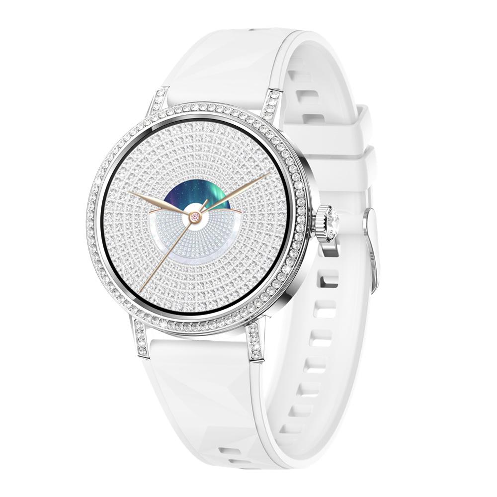High-level Women Blue Tooth Call Smartwatch Sports Information Reminder Health Waterproof Alarm Clock Music Girl Smart Watch