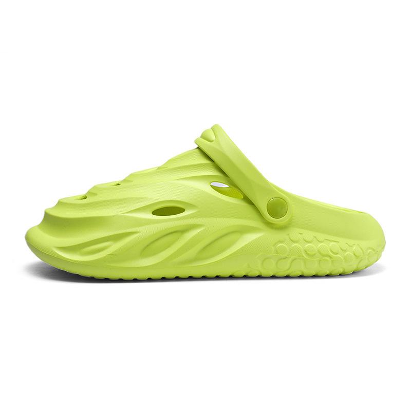 

2024 літо новий повсякденний чоловічий лайно відчуття сумка голова великий розмір пляжні прохолодні капці чоловіче літнє взуття з дірками мода 44-45 фарби люмінесцентні зелений колір