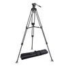 SmallRig Video Carbon Head Load Large Telescopic Professional Fluid Video Flat Video SmallRig 3989 Tripod, Fiber, 3-Section, 2-Way [10kg Capacity,