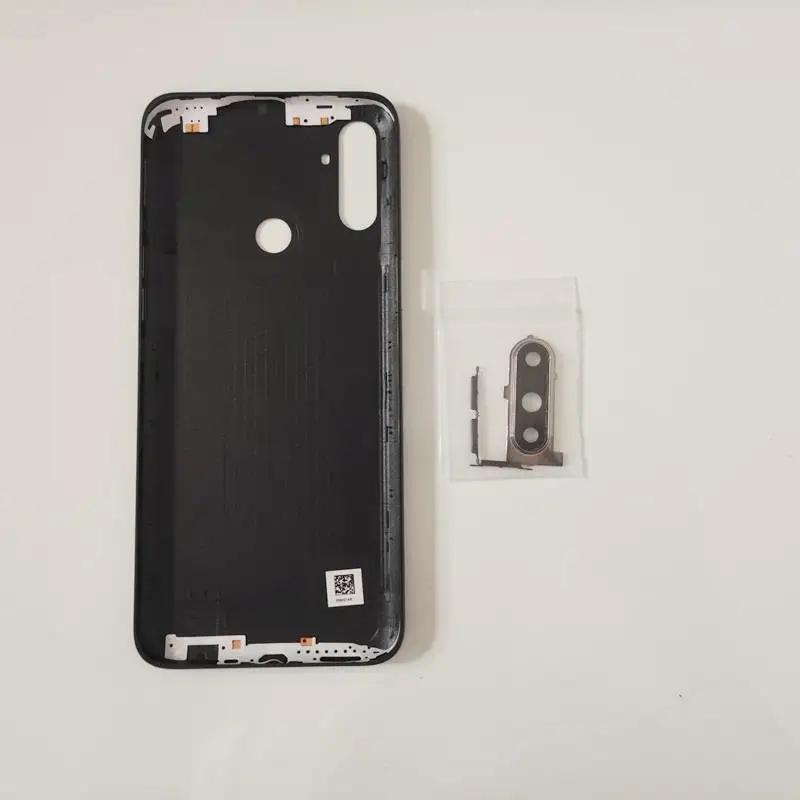 Novaphopat Per Realme C3 RMX2020 Cover Posteriore Sportellino Batteria Pannello Posteriore Scocca Posteriore Con Lente Fotocamera e Cornice Pulsante Chiave Laterale