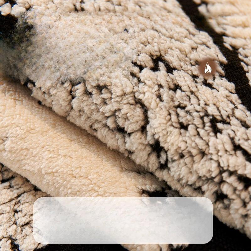 Plush Sofa Cushion  New Non-Slip Thickened Seat Cushion Light Luxury High-End Winter Cover Cloth Blanket Thermal Cover