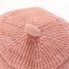 Women's Plush Knitting Soft Rabbit Wool Baseball Hat Beret Warm Cap