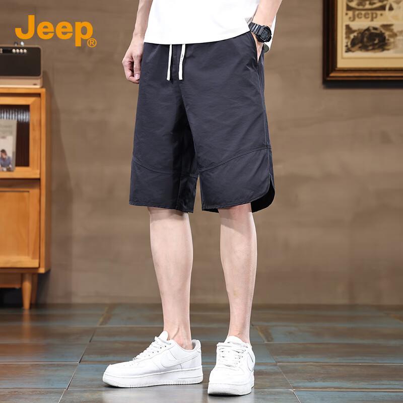 JEEP Men s Ice Silk Quick-Dry Casual Shorts 3XL