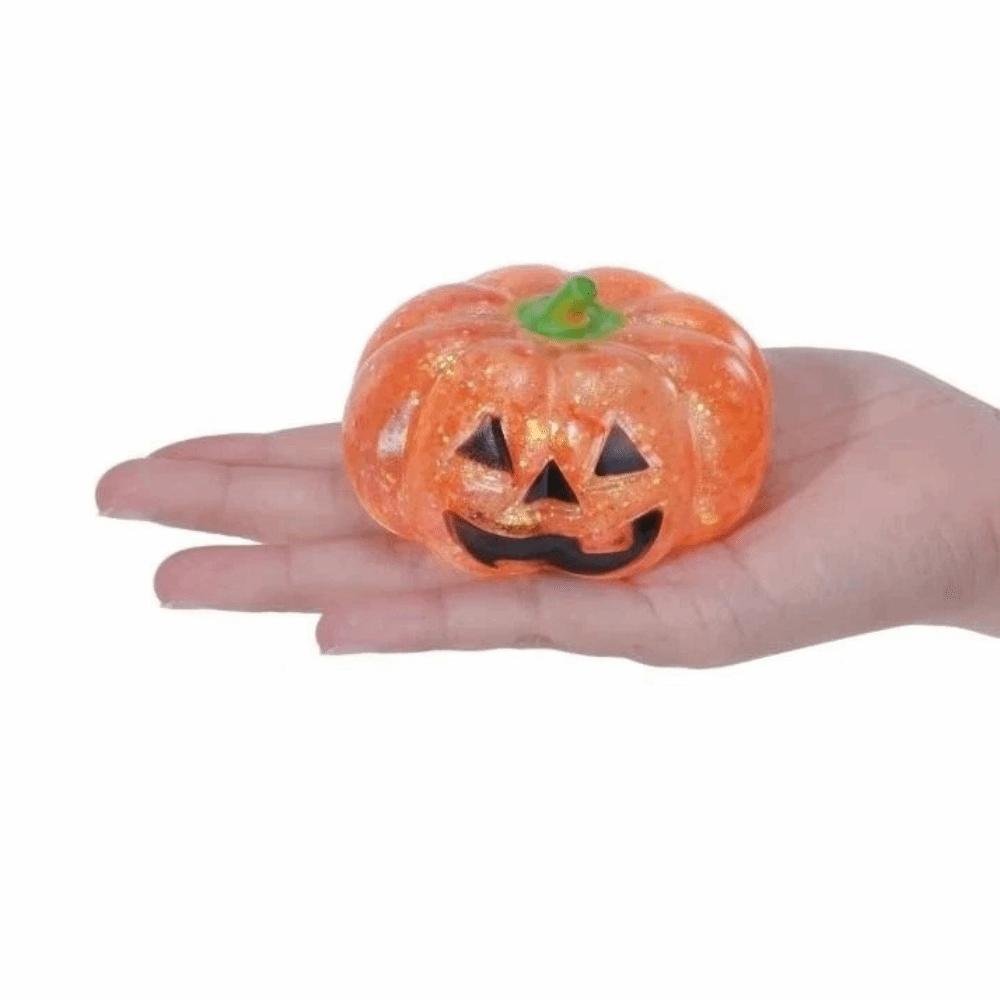 Soft Halloween Shiny Fidget Toy Slow Rebound Pumpkin Shaped Squishy Toy  Relax Toys