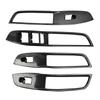 4 teile/satz Auto Styling Fenster Schalter Panel Abdeckung Trim Rahmen Dekorative Aufkleber für MG ZS 2017-2018 Carbon Faser