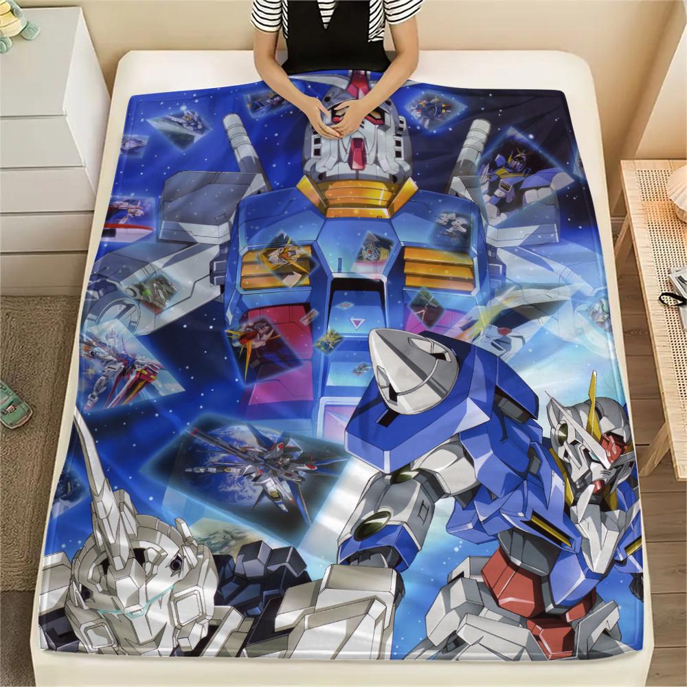

Mobile Suit Gundam Mecha Close up Blanket, Cozy Throw for Home Sofa, Ideal Gift for Mecha Fans.chl 75x90cm
