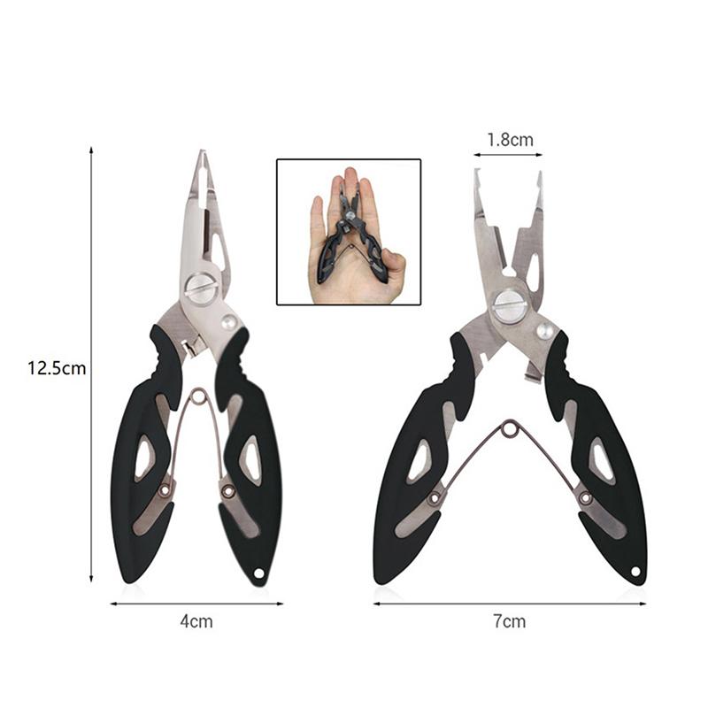 Multifunktions-Angelzange, Schere, Geflechtschnur, Köderschneider, Angelgerät-Tool