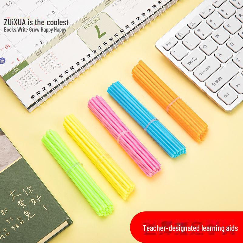 Bunte Zählstäbchen für Kindergarten und erste Klasse - Additions- und Subtraktionslehrmittel