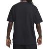 Nike T Shirts Men's Black Crew Neck Moderate Straight Fit DX9465-010