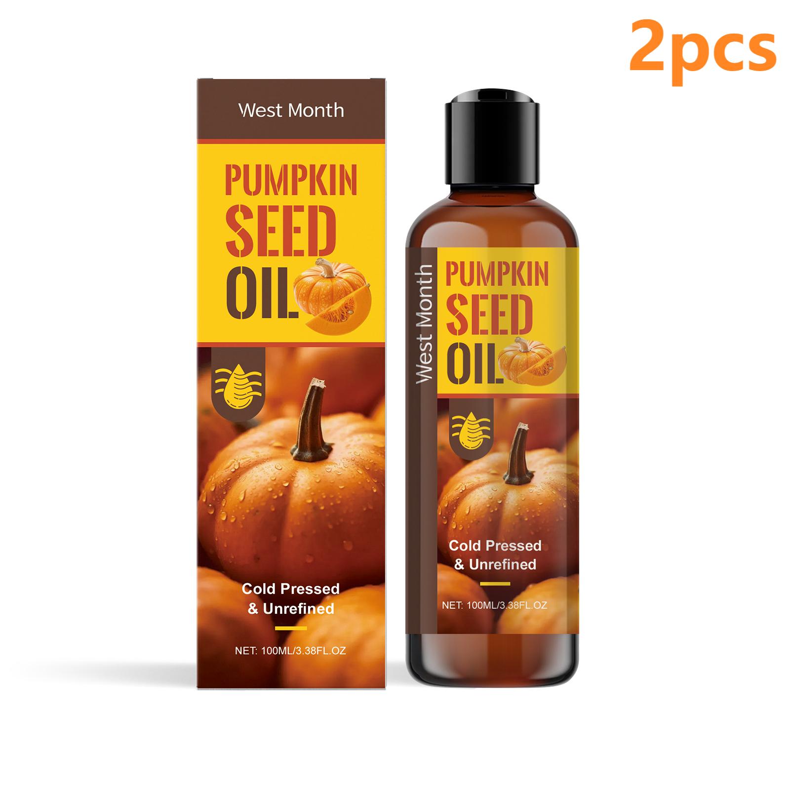 Pompoenpitolie Haargroei Producten Hoofdhuid Moisturizer Diepe Hydratatie Gezichtsverzorging Lichaamsversteviging Biologische Koudgeperste Pompoenolie 100ml