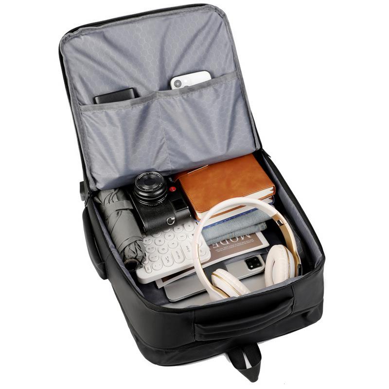 TS JYL laptop bag,Men Business Travel Backpack Large Laptop Simple Commuter School Bag