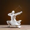 De Chine-Ancient China Swordsman Figure Ornament, Matial Arts, Kung Fu Wuxia Figurines, Neo-Modern Decoration