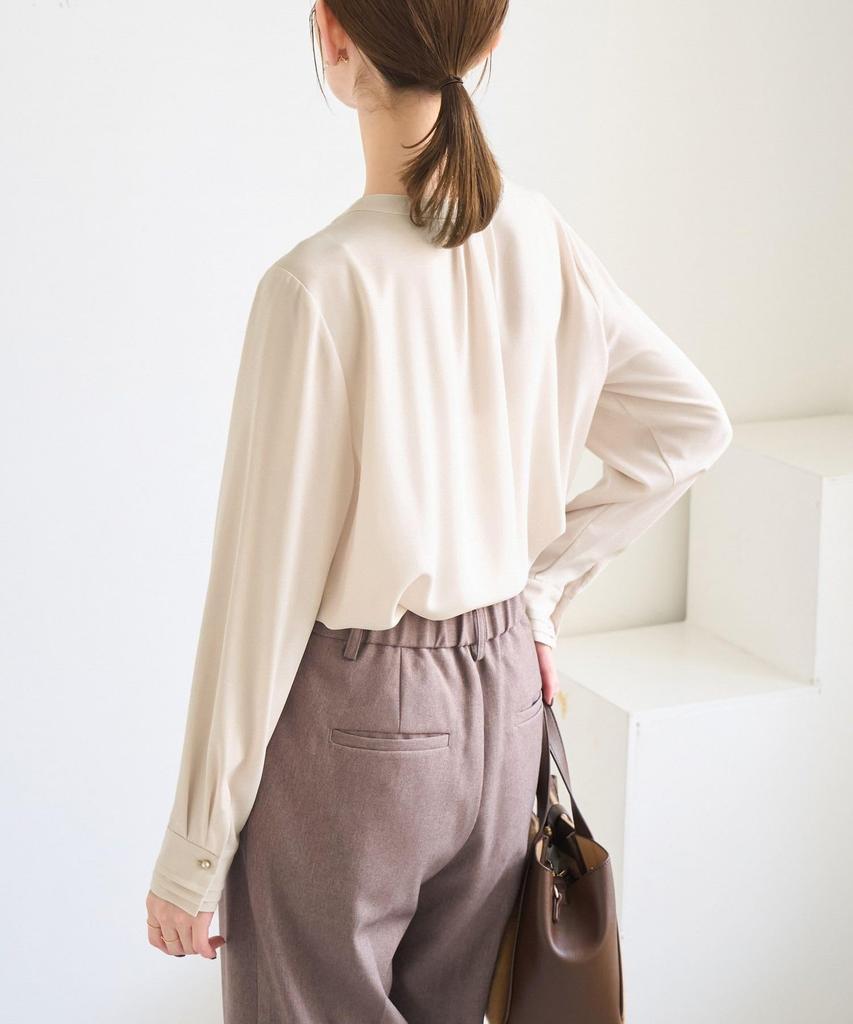 ROPE PICNIC Bluse mit Biesen vorne Beige L (Web-Exklusive Farbe) / Pendlerfreundlich, (27)