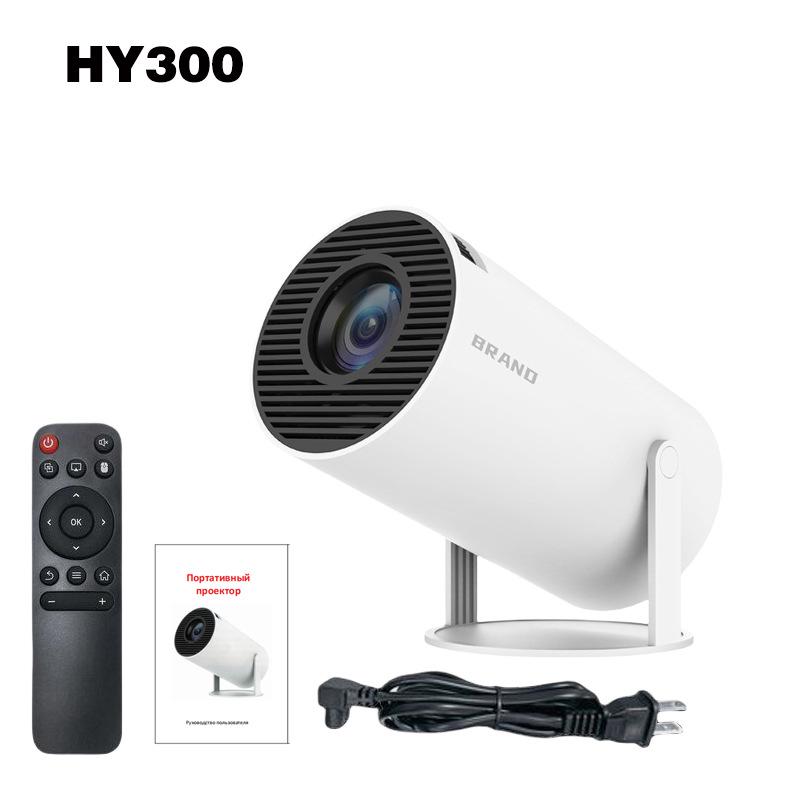 

HY300 Barrel-Shaped Portable HD Mini Projector for Home Use US Plug