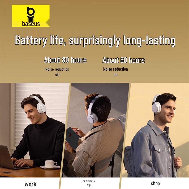 Baseus H1 Pro Over-Ear Wireless Headphones