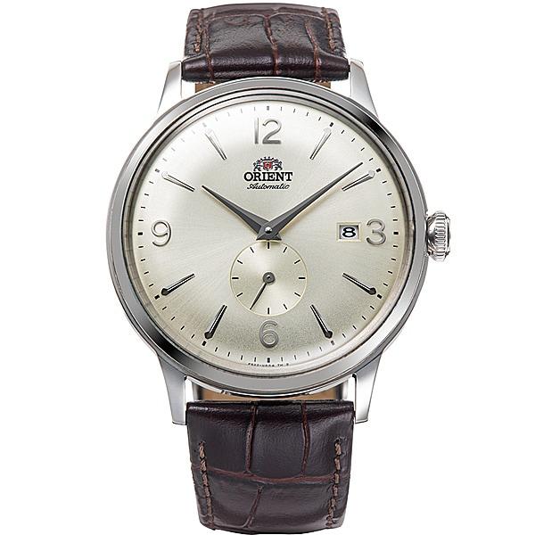 ORIENT Men's RN-AP0003S (Orient Classic Small Second Axis) Round Watch Brown Stainless Steel